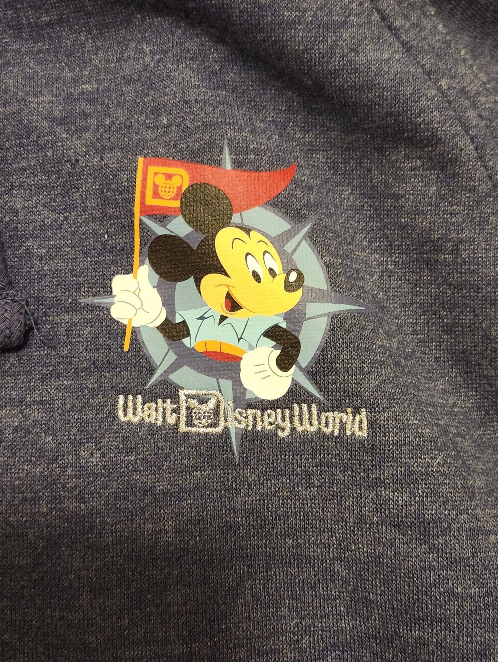 Disney Parks Walt Disney NWT World Full Zip Women Size Large Hoodie - Picture 5 of 5
